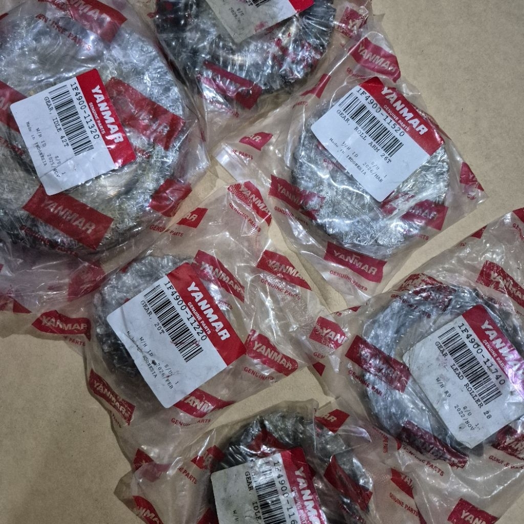 GEAR SET YANMAR HW60AN ASLI MESIN PENGGILINGAN PADI