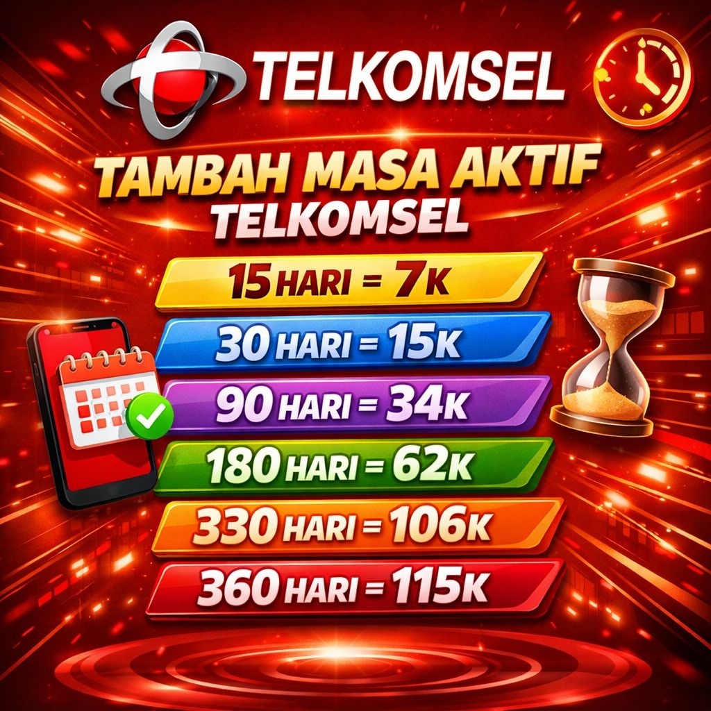 Tambah masa aktif telkomsel