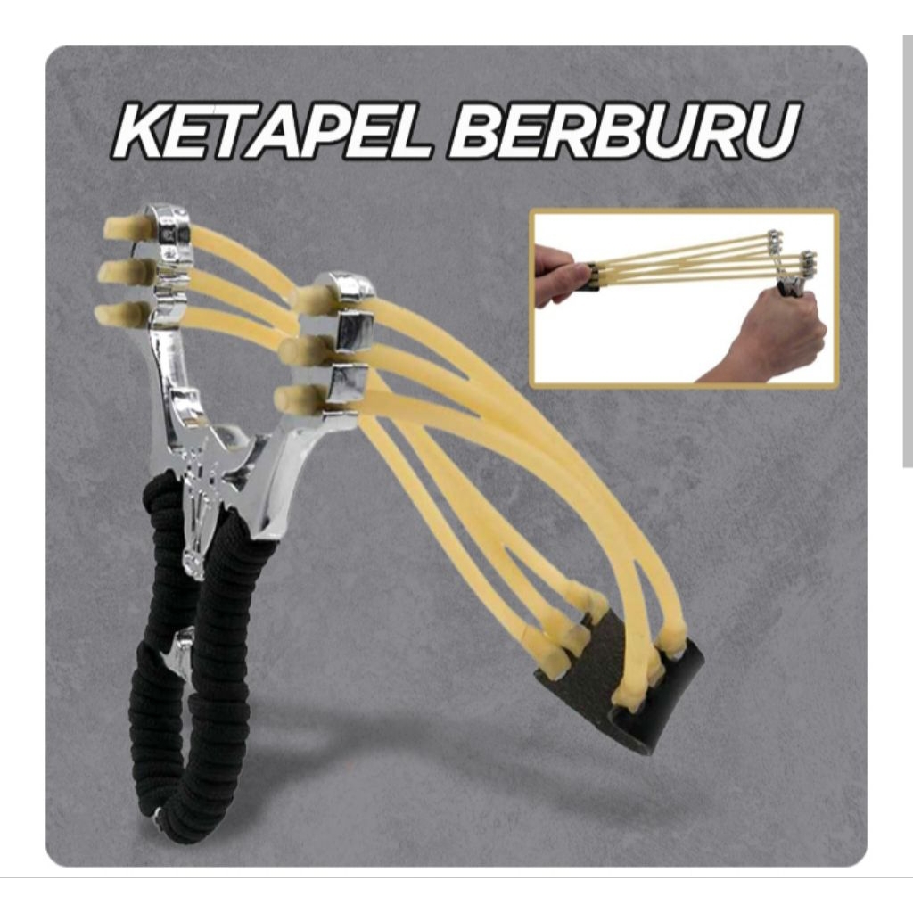 Ketapel Berburu Powerful Outdoor Slingshot