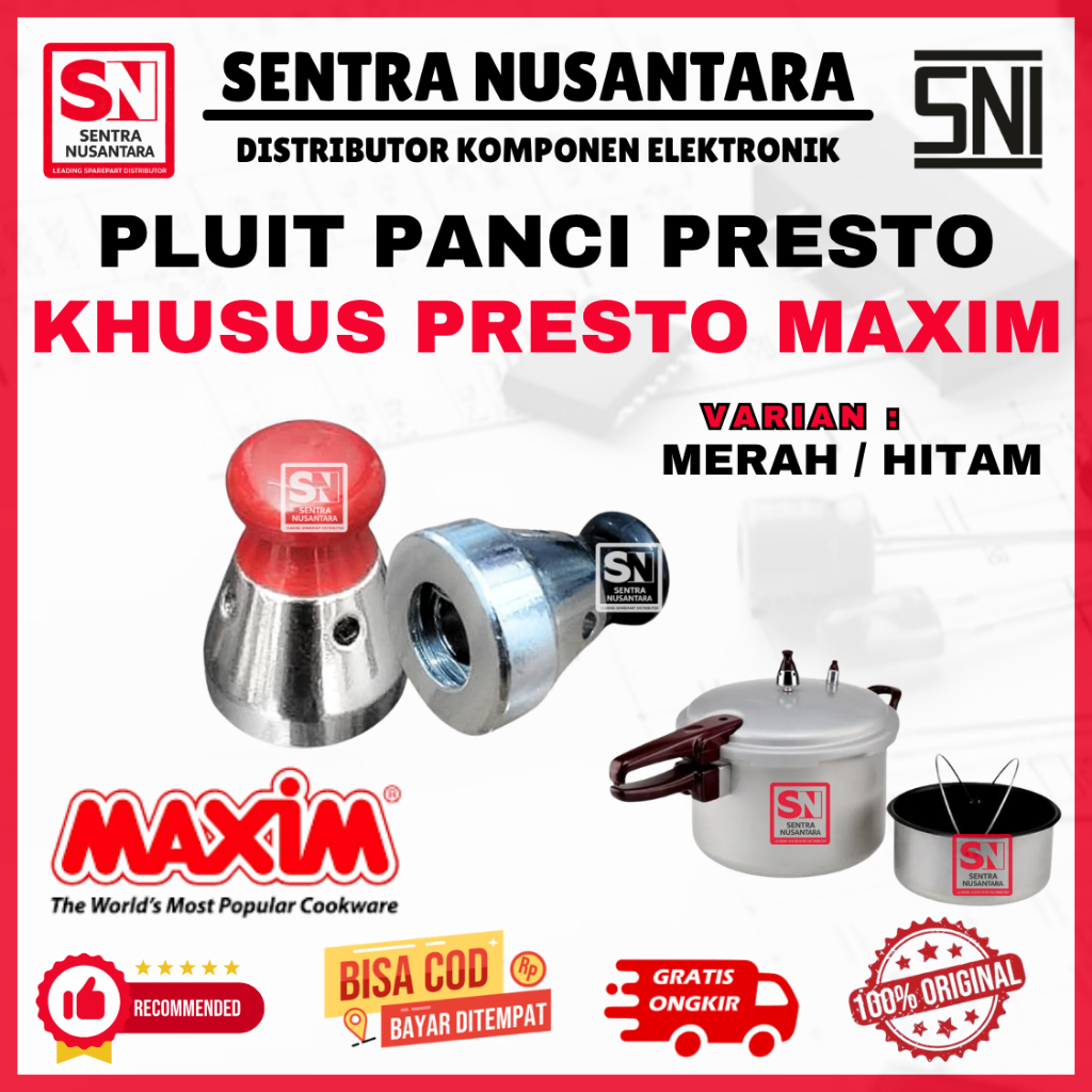 PLUIT TUTUP UAP PANCI PRESTO MAXIM ORIGINAL | PLUIT PRESTO MAXIM ASLI | PELUIT PRESTO MAXIM SERBAGUN