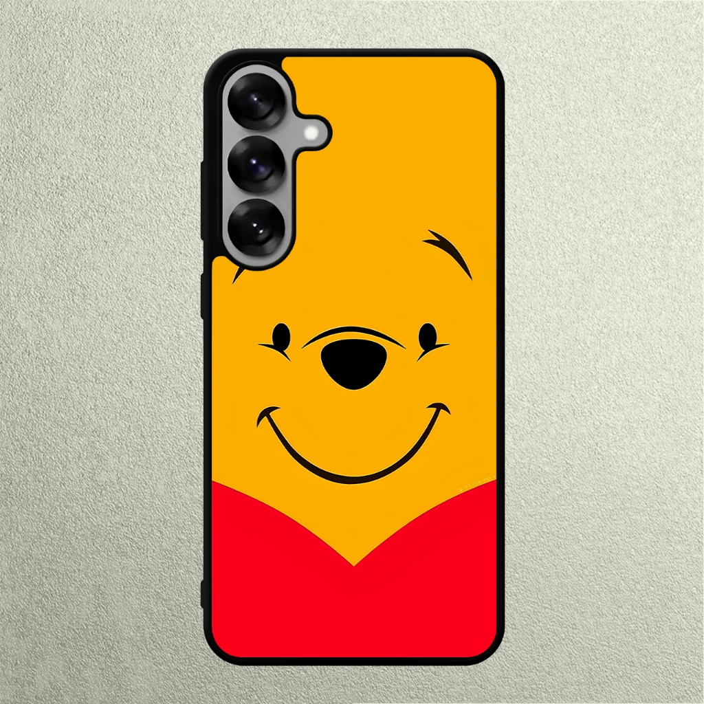 Case SAMSUNG A57 A56 A37 A36 A50 A50 A51 A52 A53 A54 A55 Rubber Softcase Winnie Pooh Face