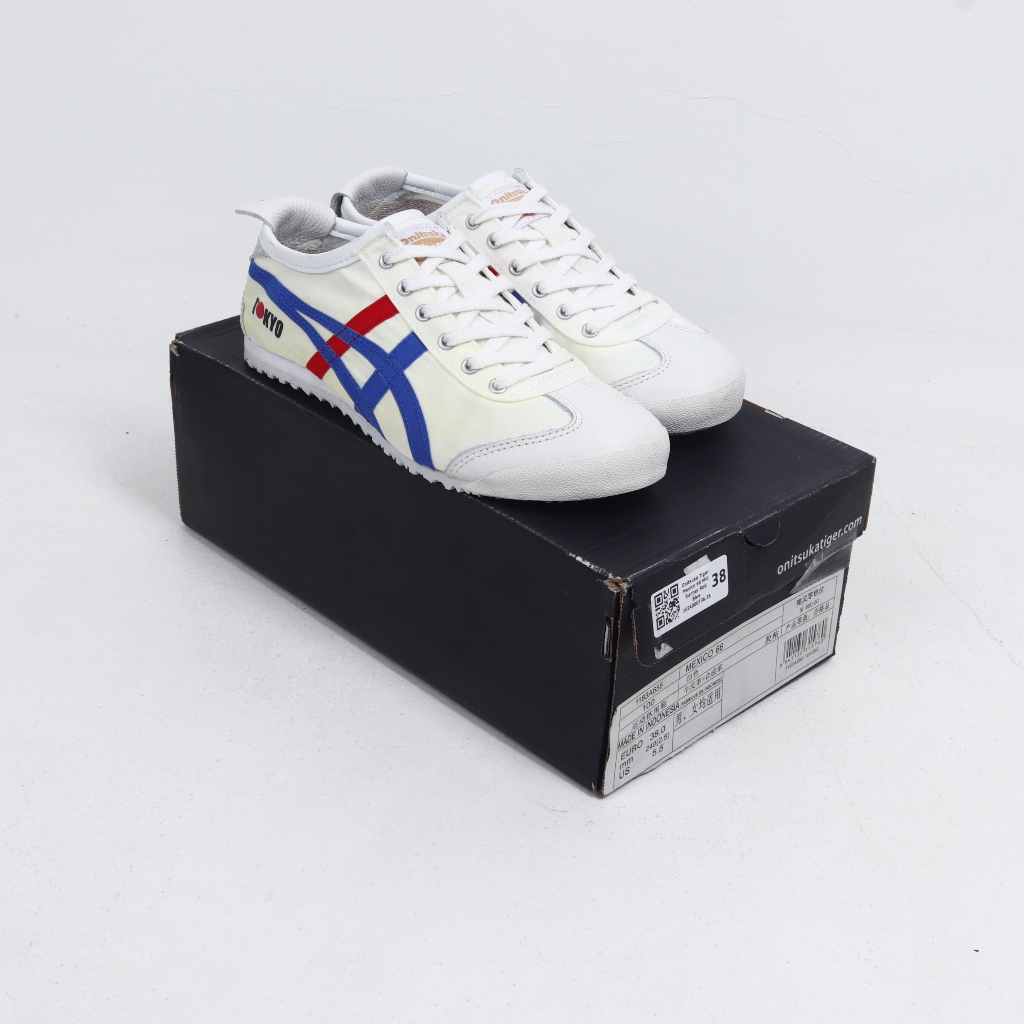 (FTBX) Sepatu Sneakers Onitsuka Tiger Mexico 66 Tokyo White