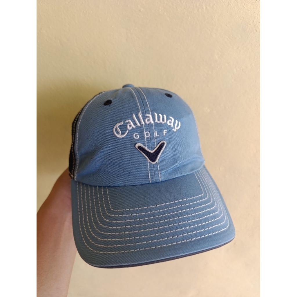 topi golf pria callaway original 2nd jaring