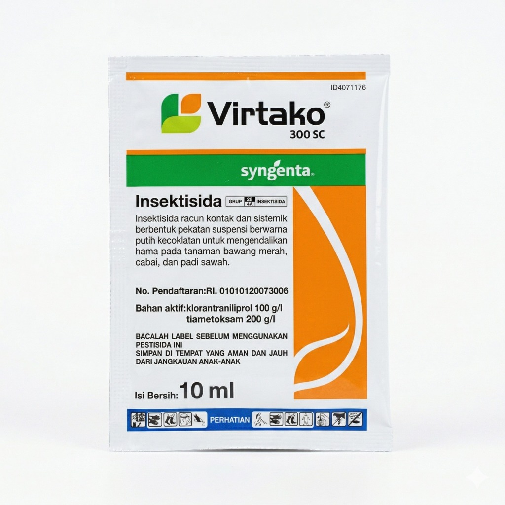 Insektisida Virtako 10ml Pembasmi Ulat & Hama Ampuh | Obat Tanaman Padi & Sayur