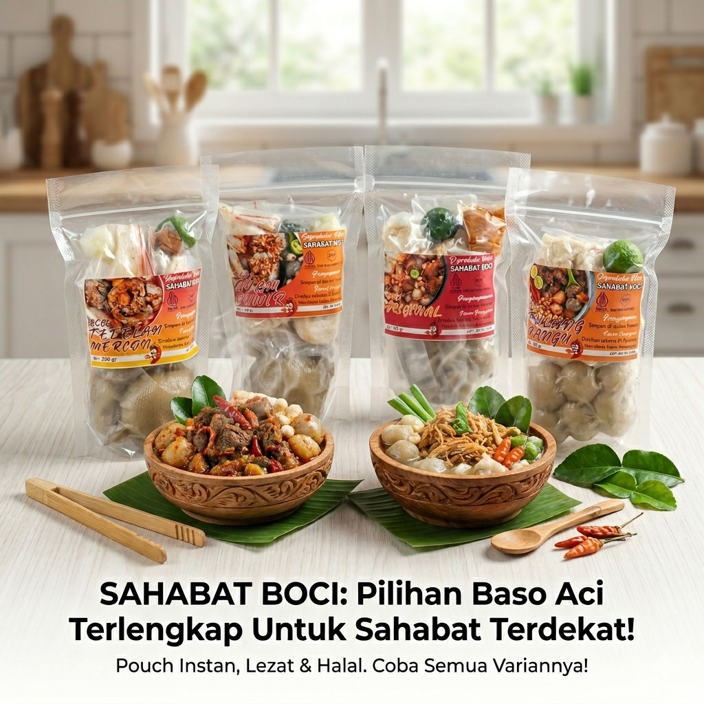 sahabat boci.... baso aci instan siap masak varian rasa