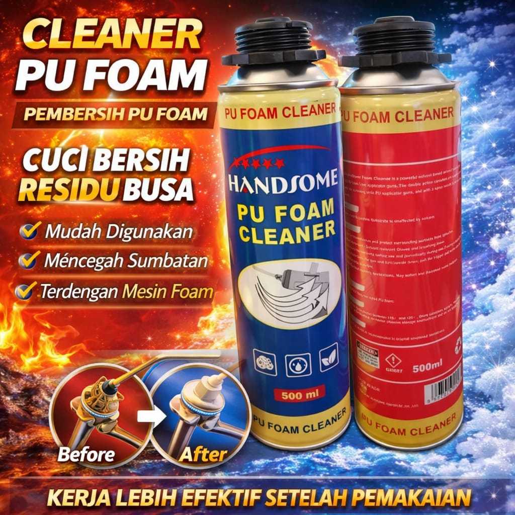 Pembersih PU Foam Cleaner PU Foam Sealent Foam Polyurethane Foam Cleaner Pembersih