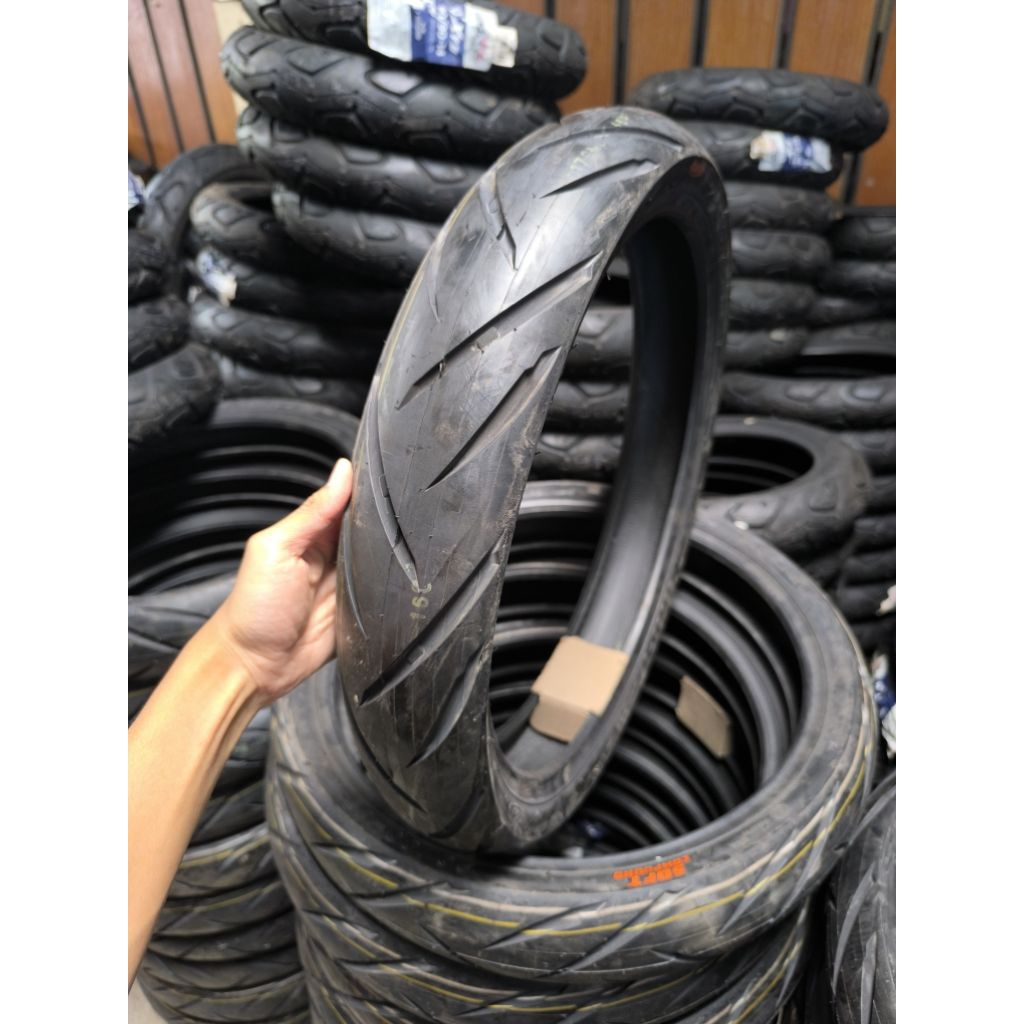 Baru Ban Tubeless Original YAMAHA 90/80-17 CST 90 80 Ring 17 TUBELESS Soft Compound Baru Tahun pembu