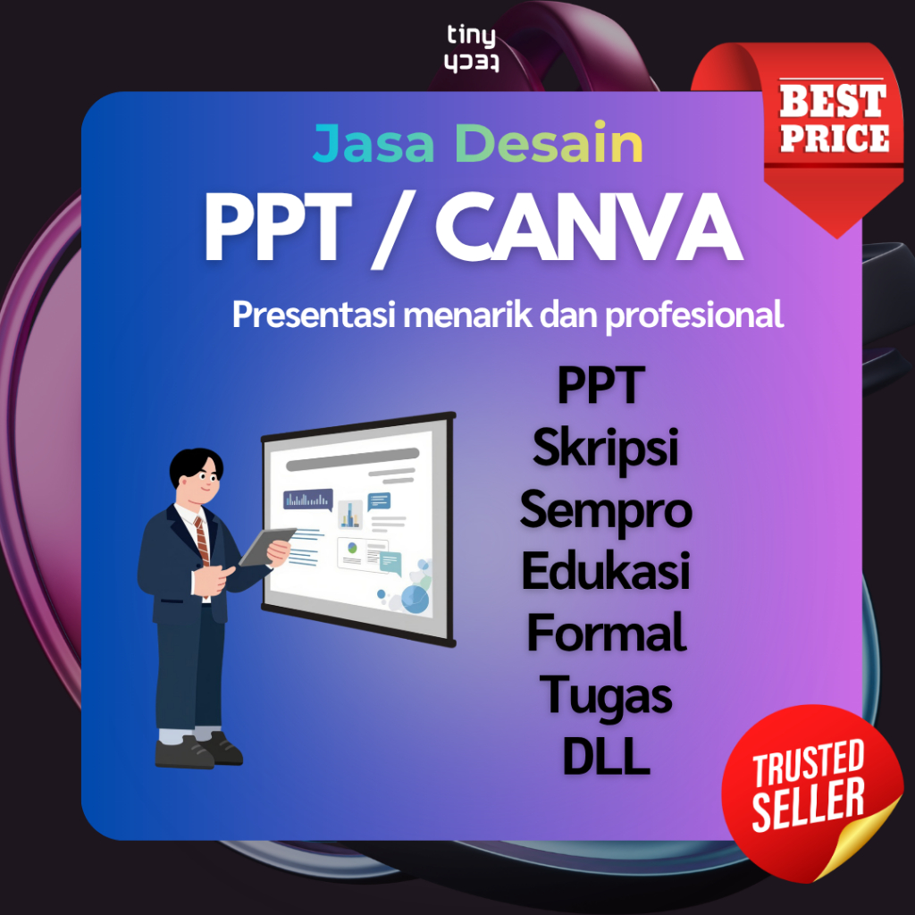 Jasa Pembuatan PPT Presentasi Canva Express Kilat PPT Tugas Sempro Materi