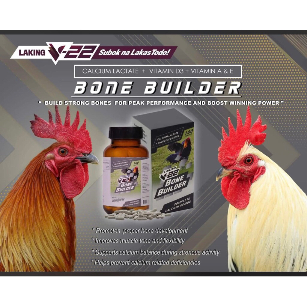 V22 Bone builder kalsium penguat Tulang ayam