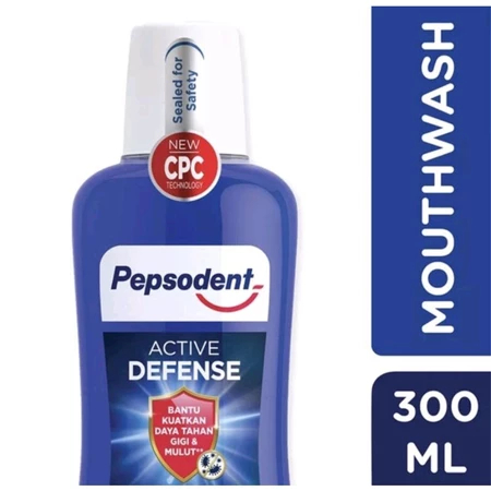 PEPSODENT MOUTH WASH ACTIVE DEFENSE