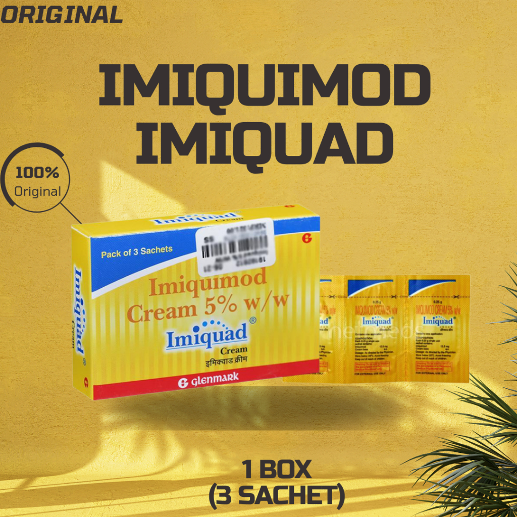 Krim Imiquimod 3"S - Pengobatan Kutil Kelamin, Efek Samping Terkontrol, Penggunaan Luar