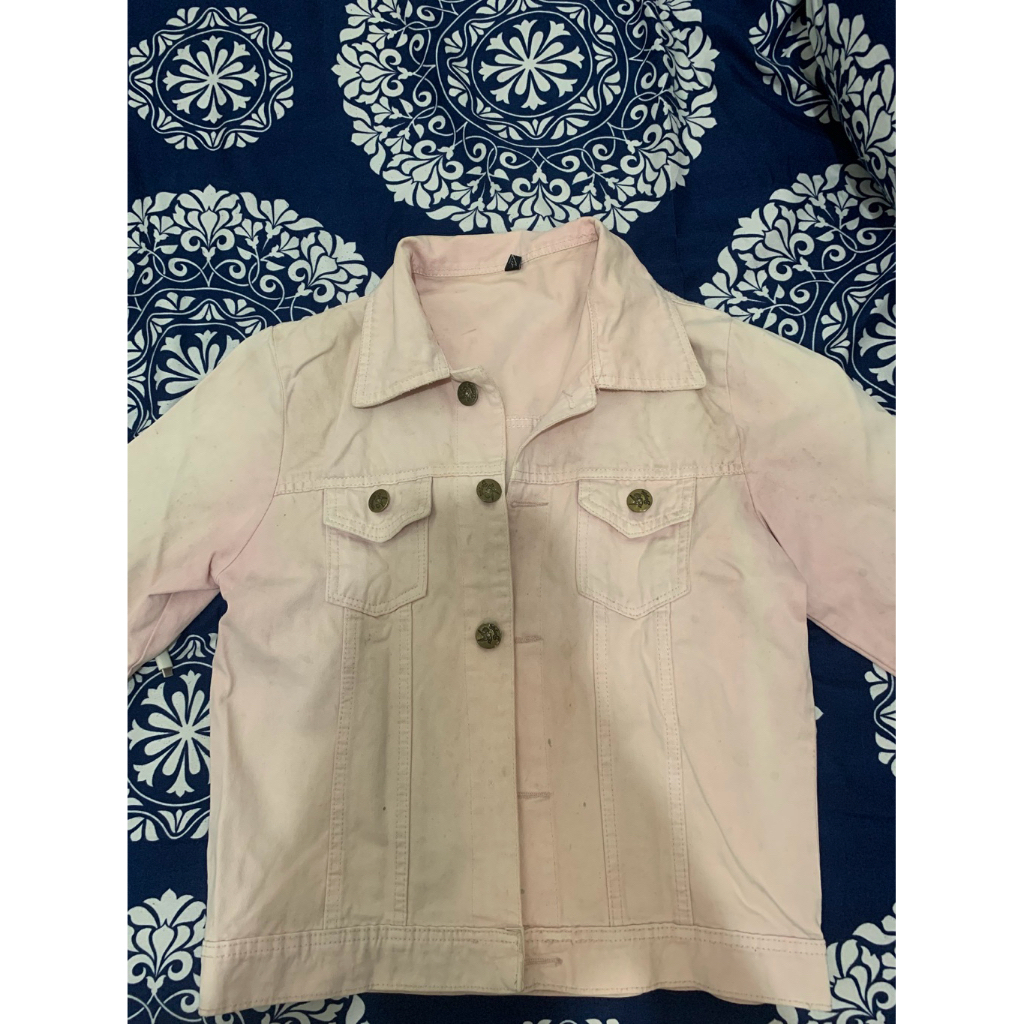preloved jaket pink