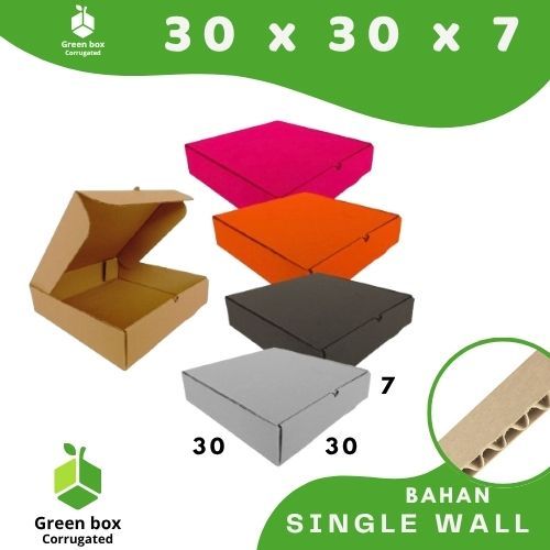 Box Packing 30x30x7 LD Kardus Pizza 30x30x7 LD Dus 30x30x7 LD Kotak Packing Hampers Dus Karton Akses