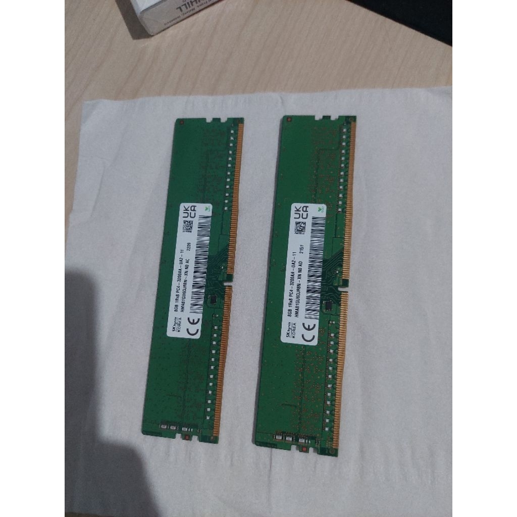 Ram SK Hynix DDR4 2x8 gb 3200mhz