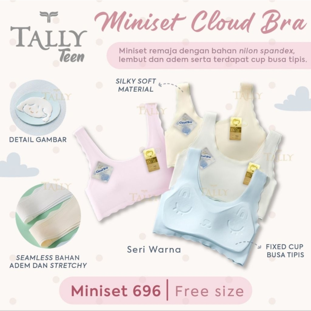 Miniset fashion Tally 696 seamless cloud bra