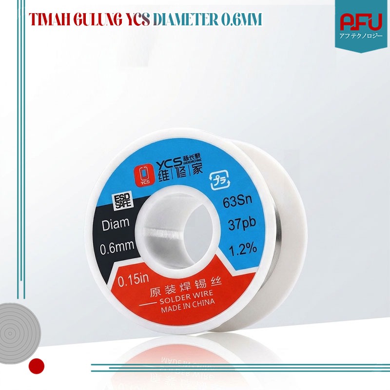 Timah Gulung Ycs 0.6mm Solder Wire