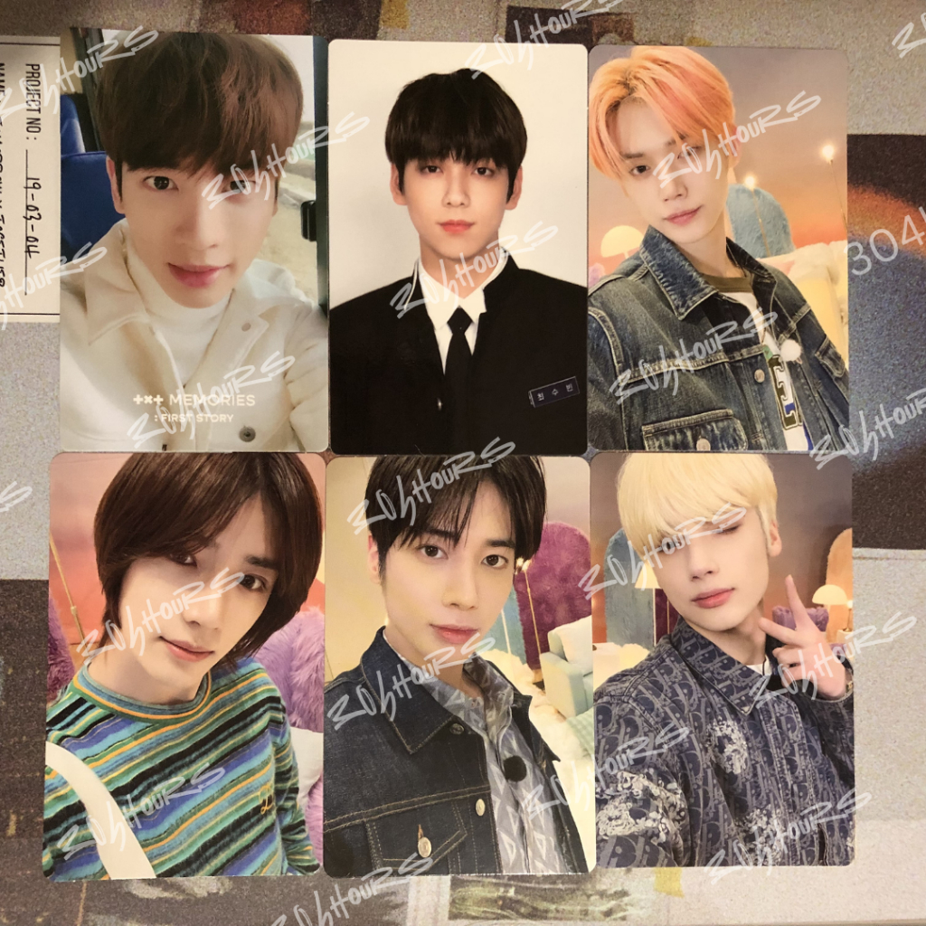 Ready Stock | [Official] Photocard TXT Memories [First Story Second Story Digicode Fourth Story] Soo