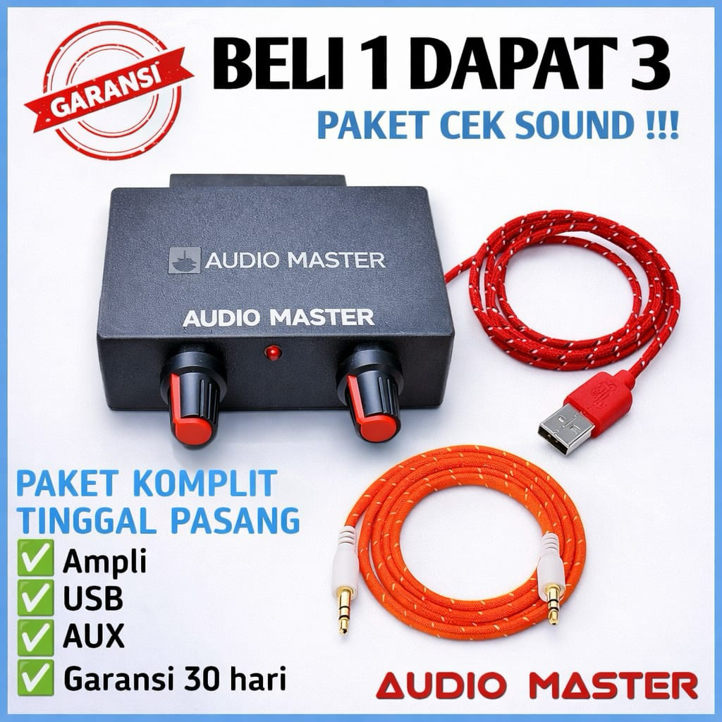 ampli mini 5volt 2 channel free aux free usb stereo glerr harga termurah