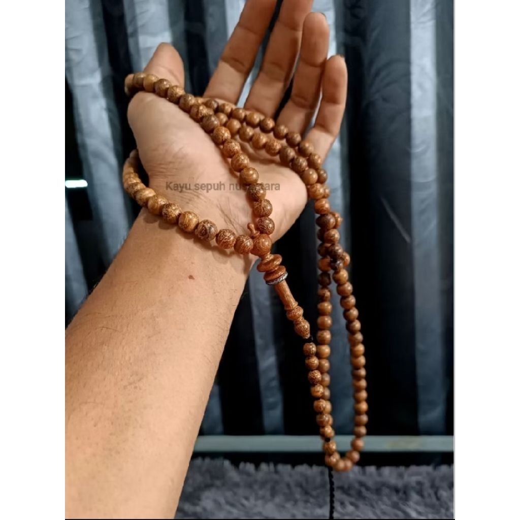 TASBIH KAYU ULIN MENANG ASLI KALIMANTAN