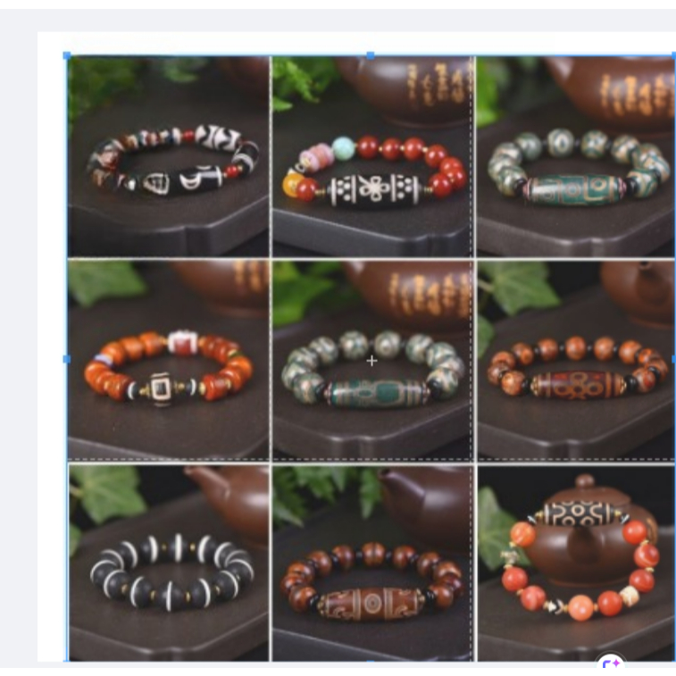 Tibet Natural Genuine Old Mine to Pure Dragon Scale Red Meat God of Wealth Tibet Beads Bracelet Pend