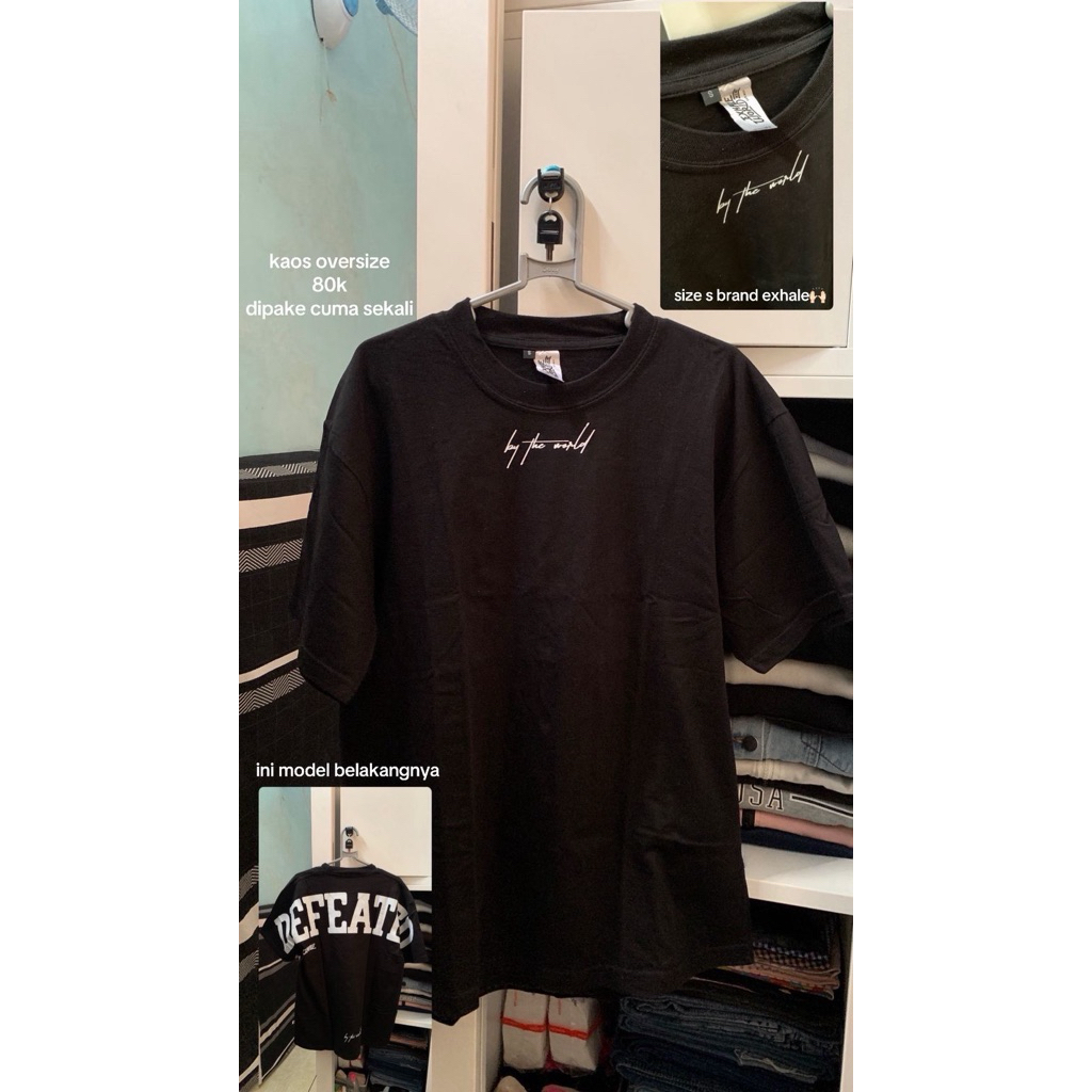 kaos oversize brand exhale