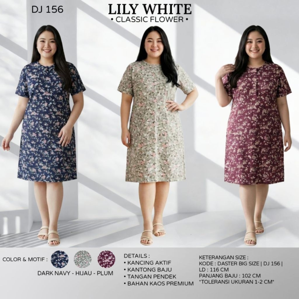 LILY WHITE (DT) DASTER TANGAN JUMBO XXL