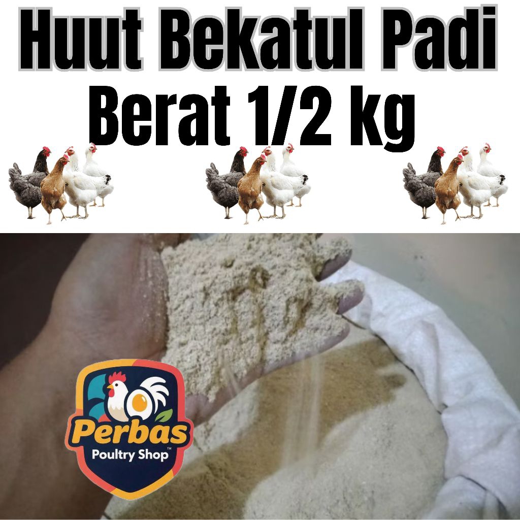 Huut Bekatul padi berat 1/2 kg