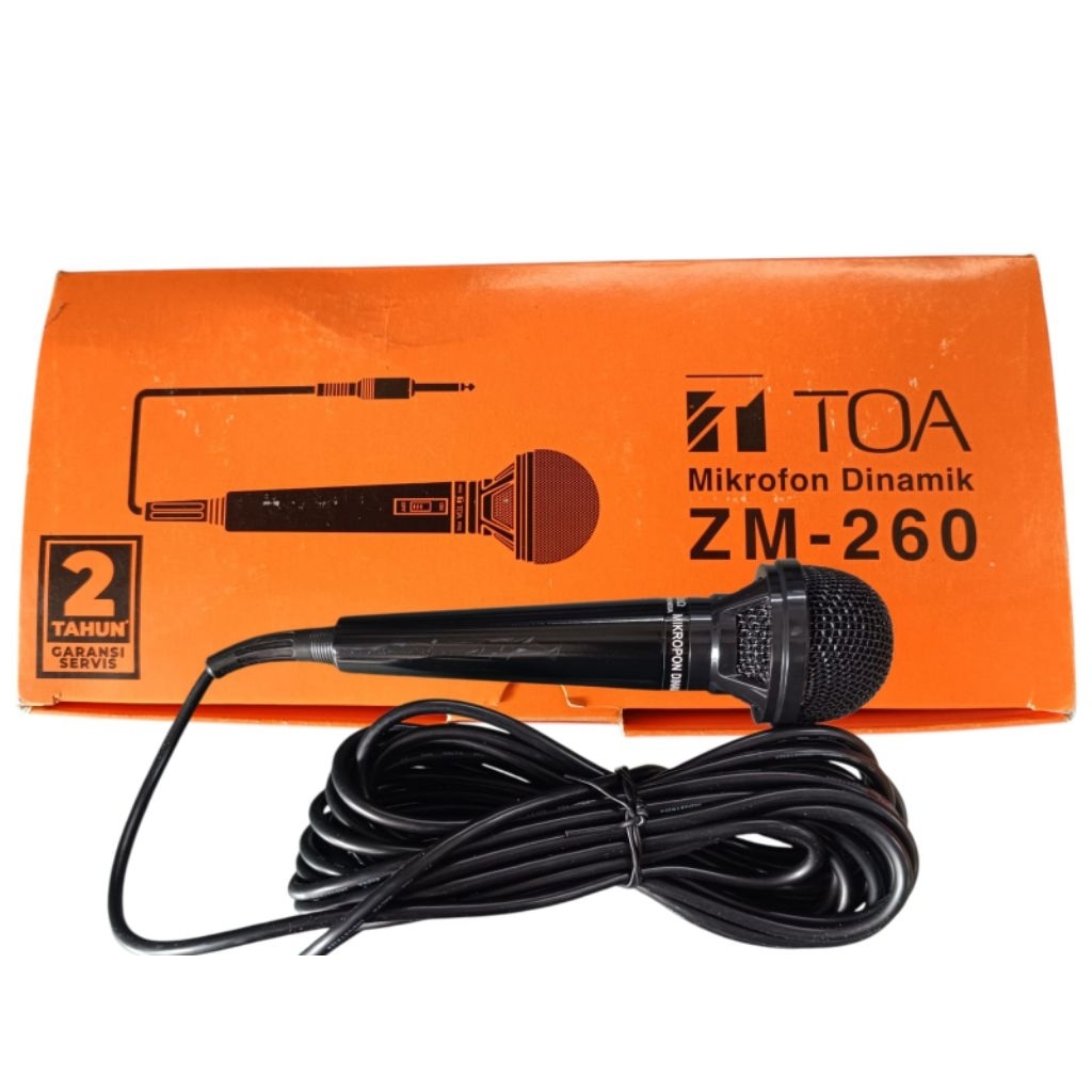 Mic kabel TOA/microphone kabel dinamik TOA ZM-260