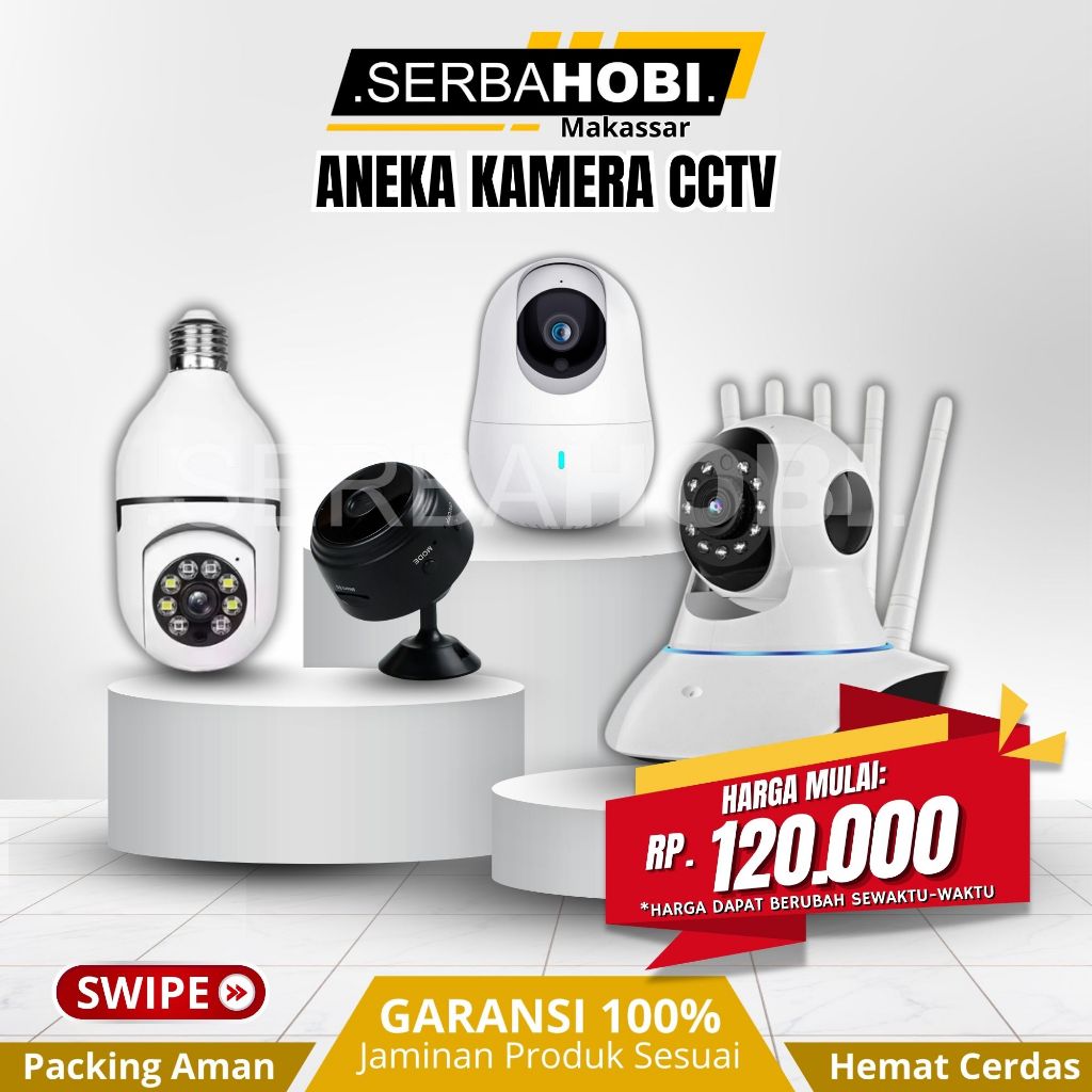 Kamera CCTV Murah Siap Pakai – Support Memory Card & WIFI Bisa Pasang Sendiri