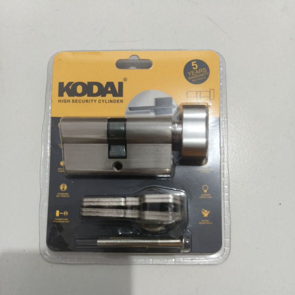 Silinder Kunci Pintu Kodai 60 mm