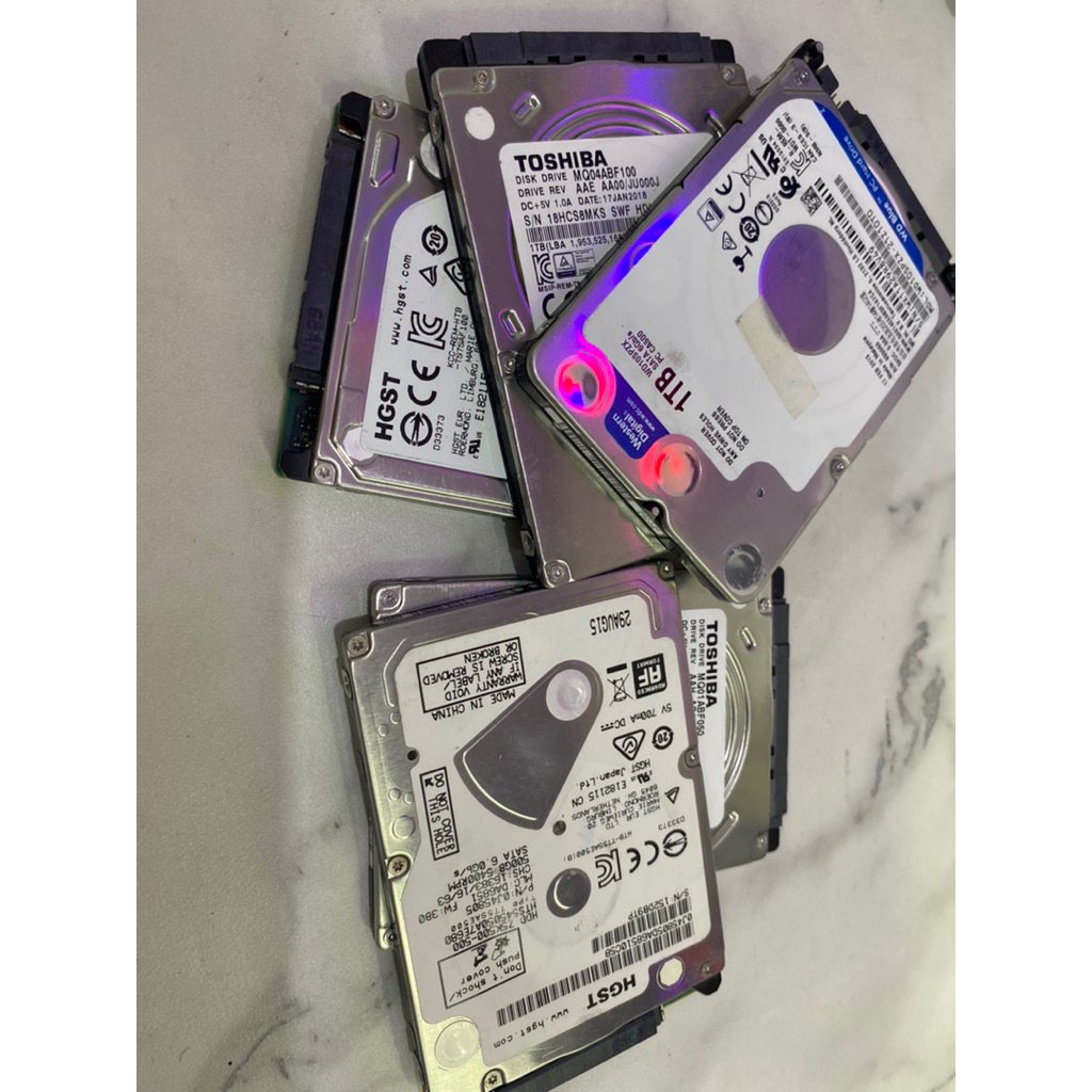 HDD SECOND 1 TB (WD,SEAGATE,TOSHIBA,HGST)