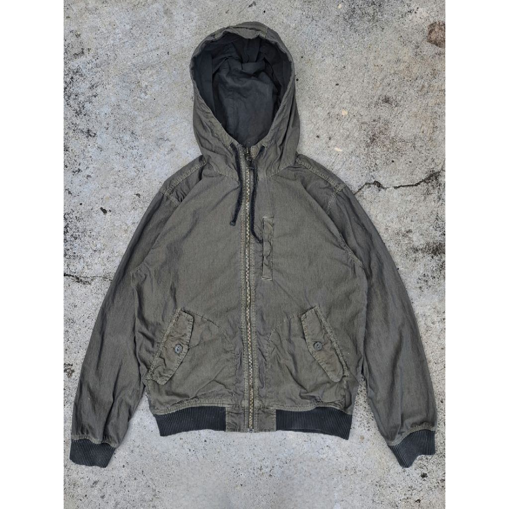 GAP Olive Green Hoodie Jacket size L