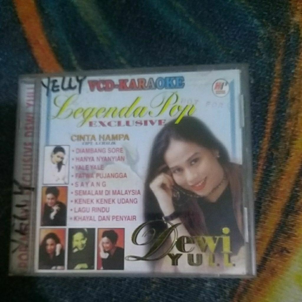 vcd karaoke legends pop exclusive  dewi yull