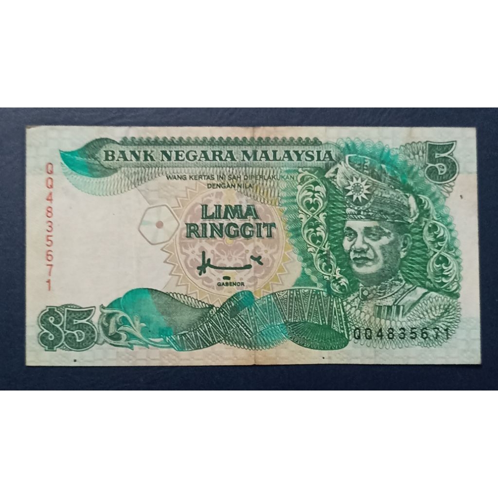 UANG KERTAS MALAYSIA 5 RINGGIT