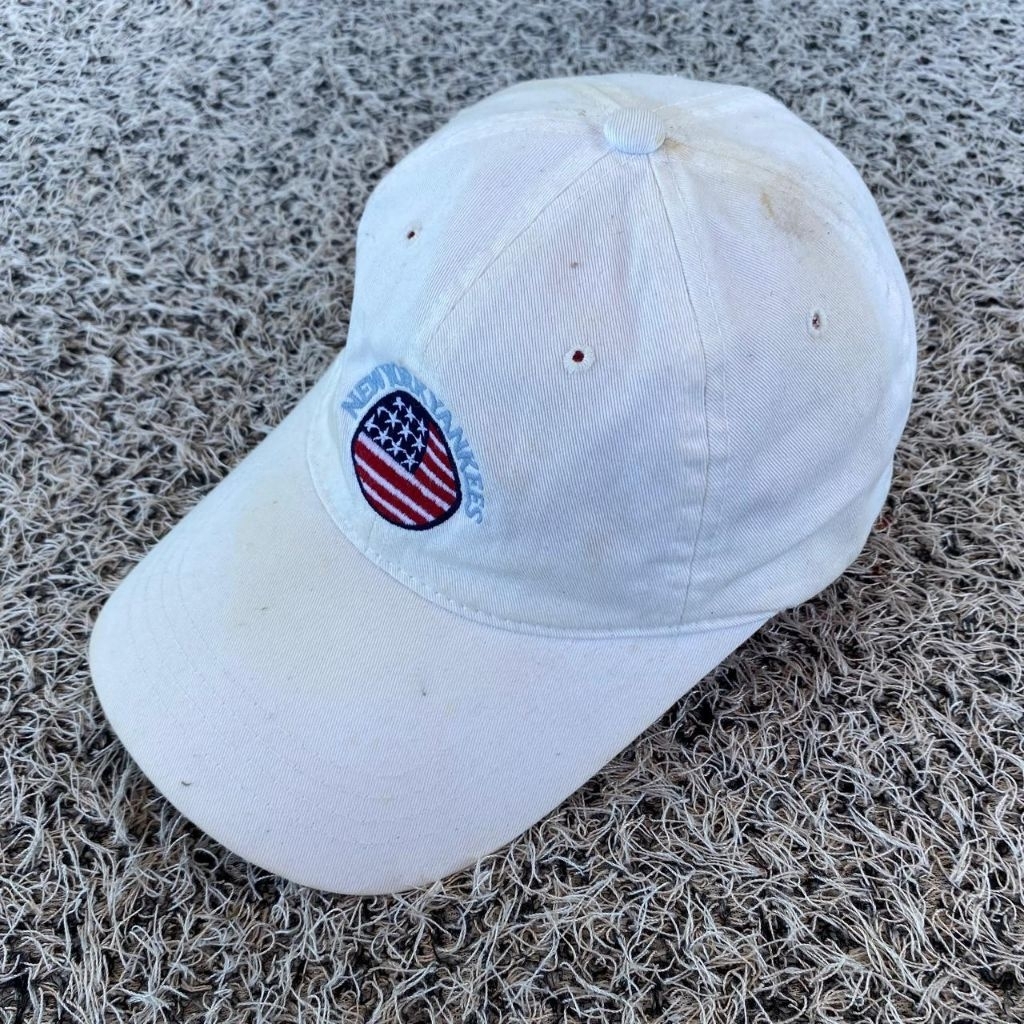 mlb yankess leather strap topi baseball yankess