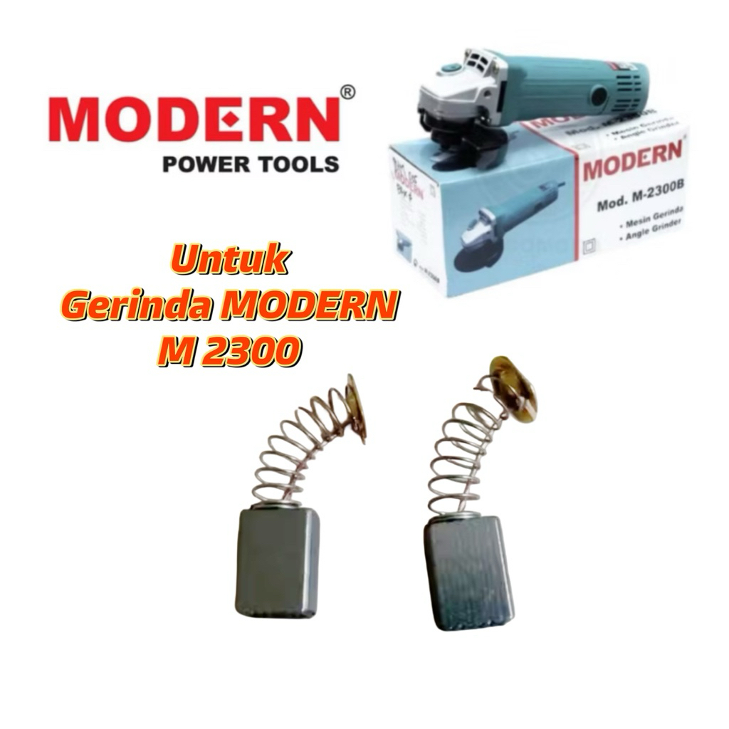 Carbon brush mesin gerinda MODERN M 2300 B cb kull areng bostel gurinda grenda modern m 2300 m2300