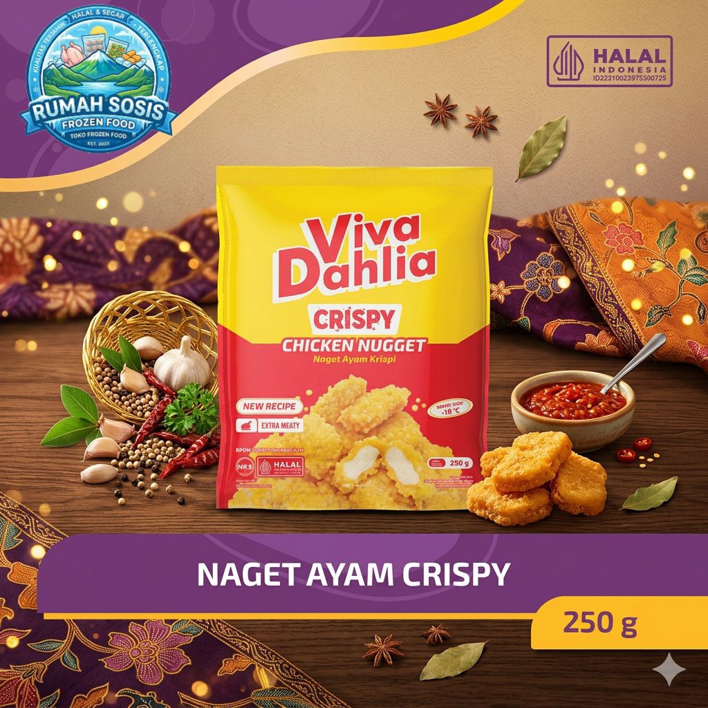 Rumah Sosis Vida nugget ayam crispy 250gram
