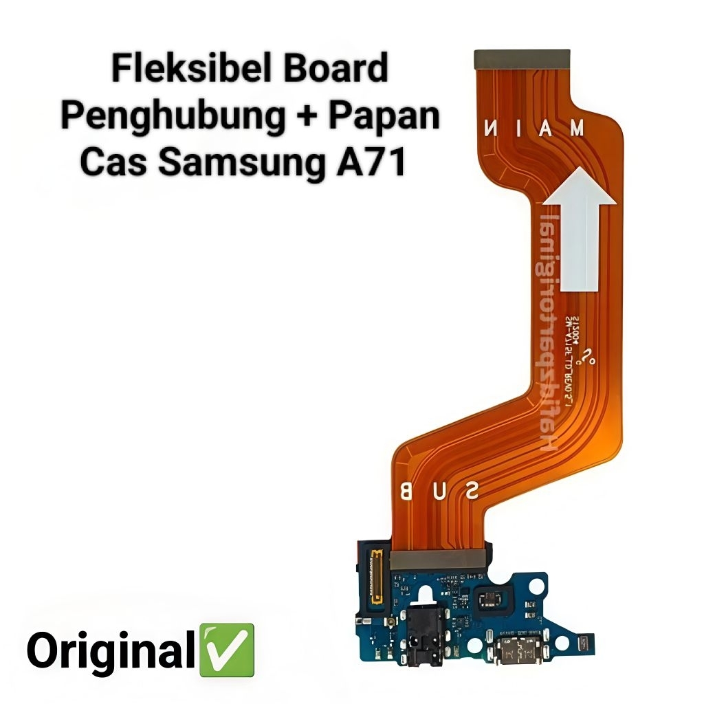 FLEKSIBEL BOARD KONEKTOR PAPAN CAS PENGHUBUNG SAMSUNG A71 FULLSET ORIGINAL