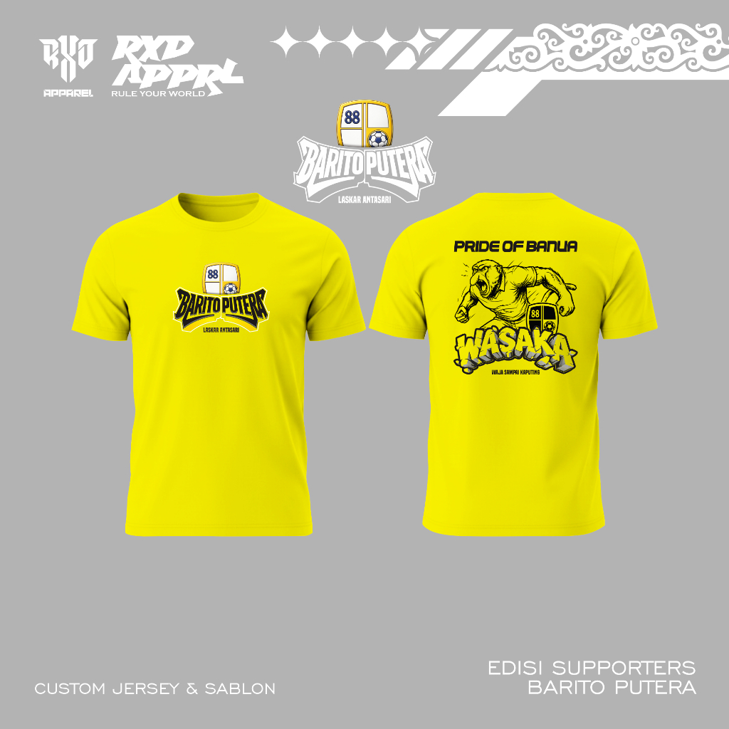 Kaos Supporter Barito Putera | Kaos Barito Putera