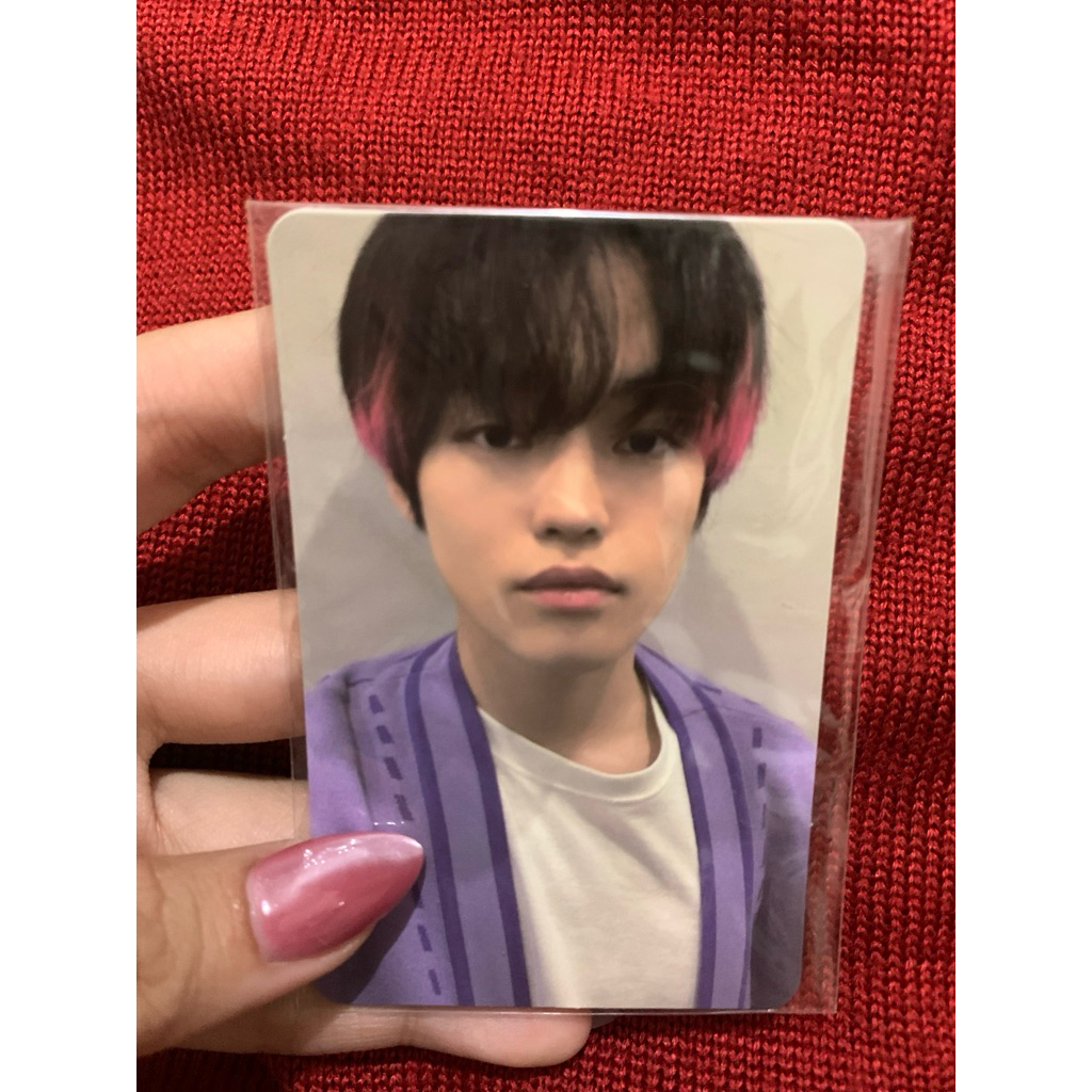 photocard official pc nct dream chenle album glitch mode