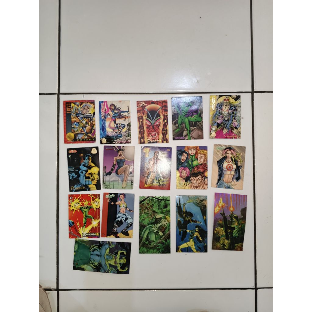 kartu marvel vintage