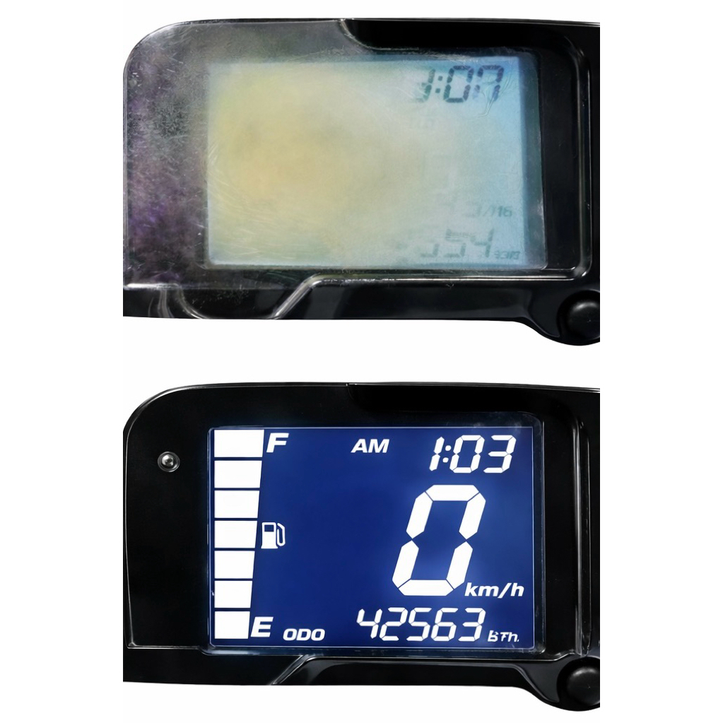 Polarizer LCD Speedometer Honda Megapro Mono Shock Original [ Solusi Sunburn ]