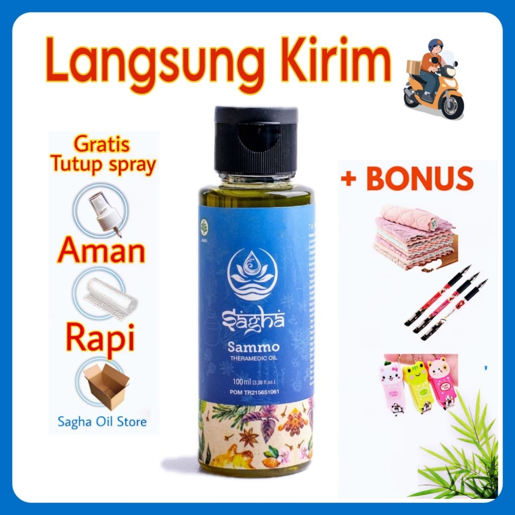 MINYAK SAGHA SAMMO | SAGHA SAPPO Original BPOM – Sagha Oil Sammo (Ultimate) | Sagha Sappo (Premium) 