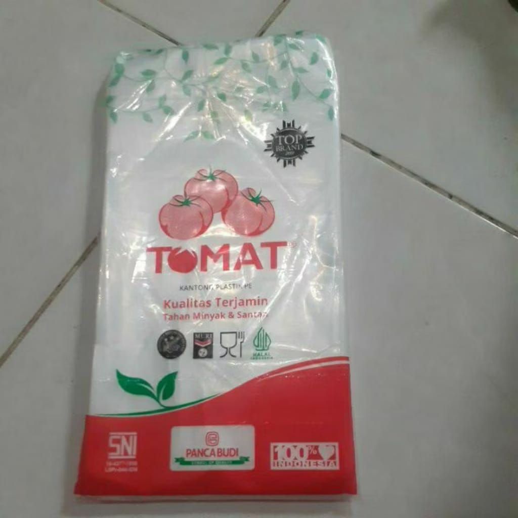 1 Pack Plastik PE Tomat Serbaguna ukuran 15x30 Tahan Minyak & Santan