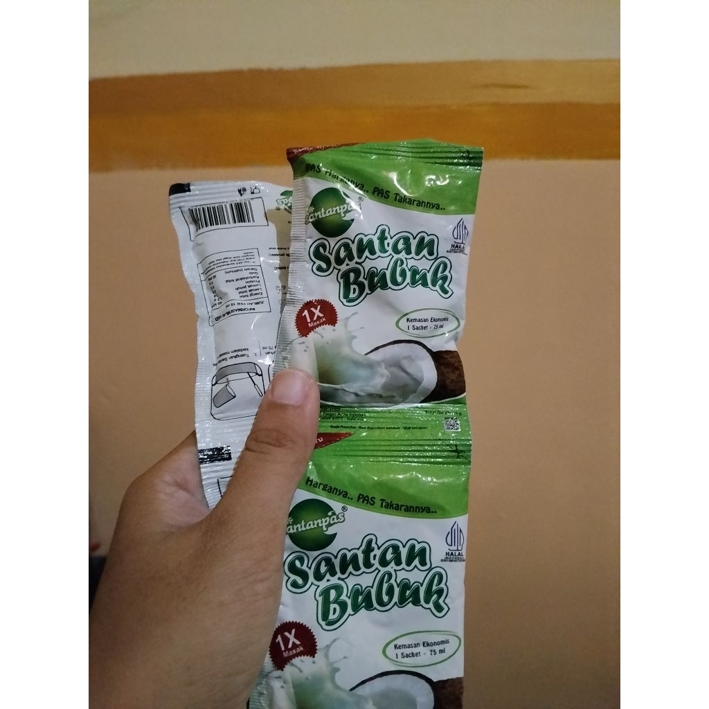 Santanpas santan bubuk 1 renceng
