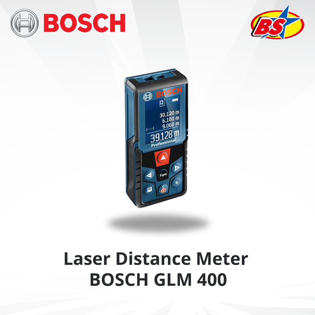 Laser Distance Meter BOSCH GLM 400 - Meteran Laser Digital 40 Meter