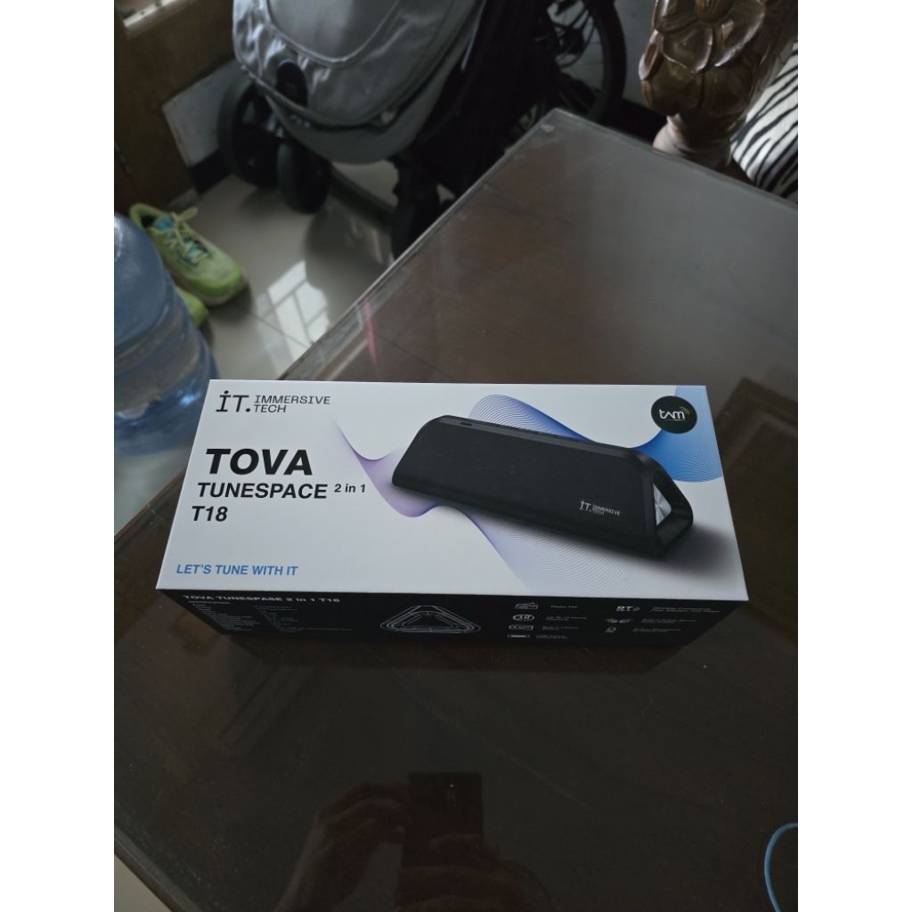 IT IMMERSIVE TECH TOVA TUNESPACE 2 IN 1 T18 SOUND SPEAKER BLUETOOTH