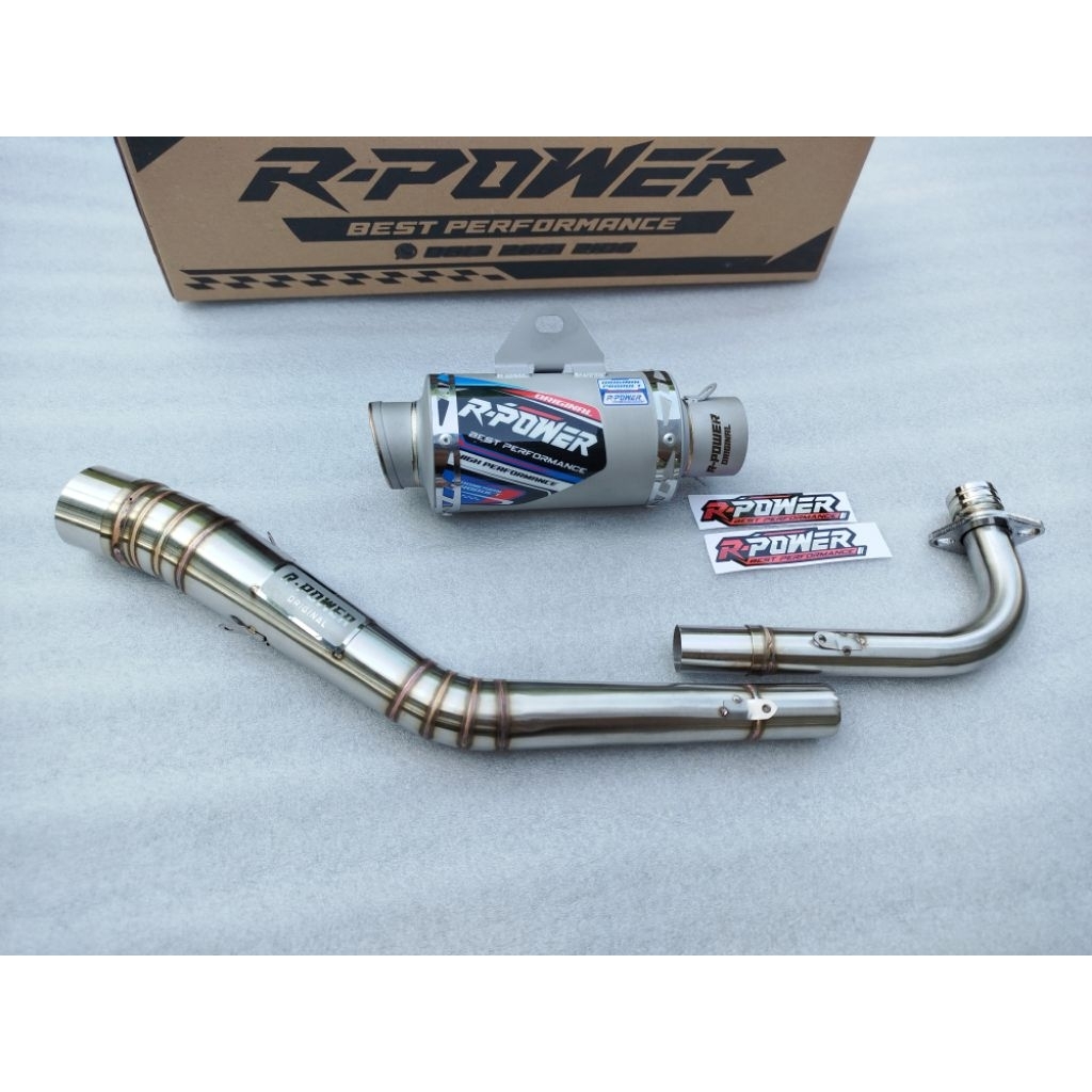 Fullset Knalpot RBT/GTX Jupiter z supra 110 shogun vega Vega revo blade astrea legenda.Gratis Laser 