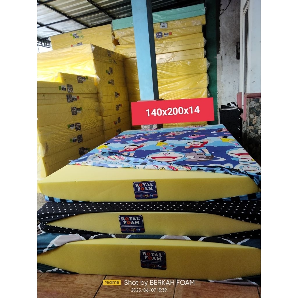 KASUR BUSA ROYAL FOAM UKURAN 200X140X14