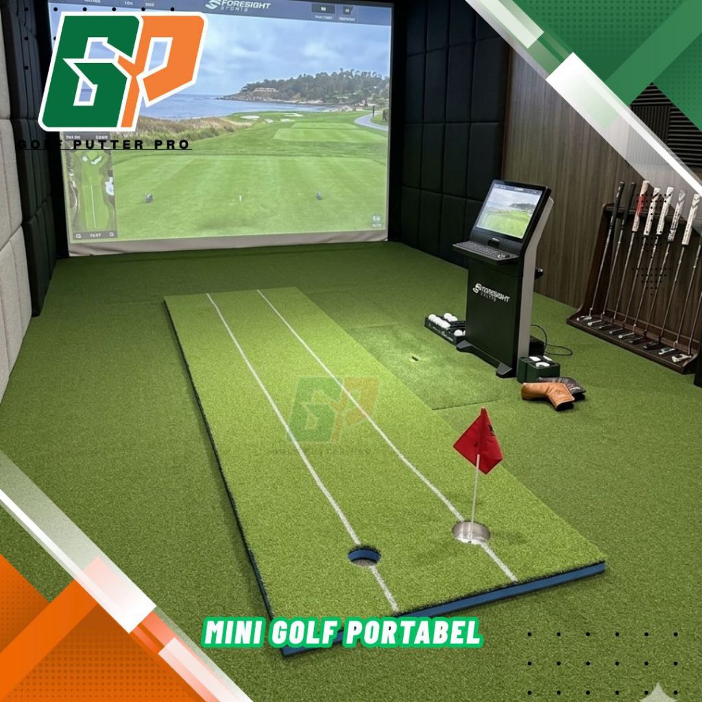 ( 50x200 ) Mini Golf Course / Mini Golf Portabel / Putting Green Golf
